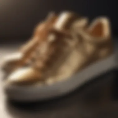 Eco-friendly materials used in gilt sneakers production