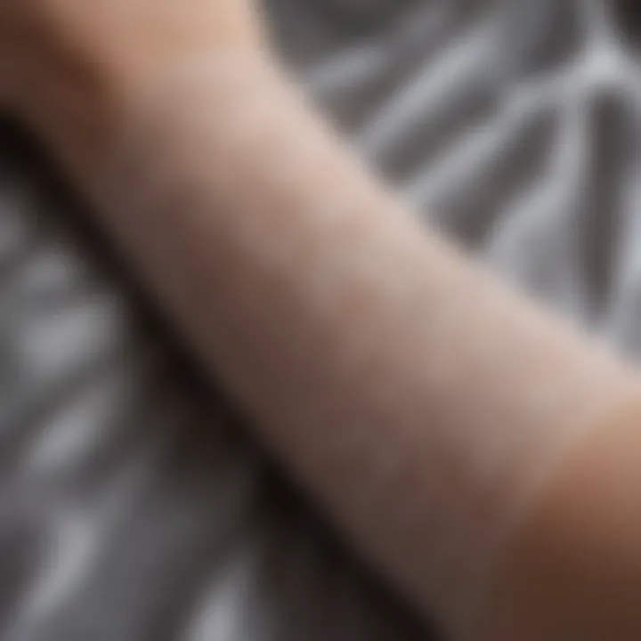 Close-up view of high-quality materials used in crafting masturbation sleeves, highlighting their textures.
