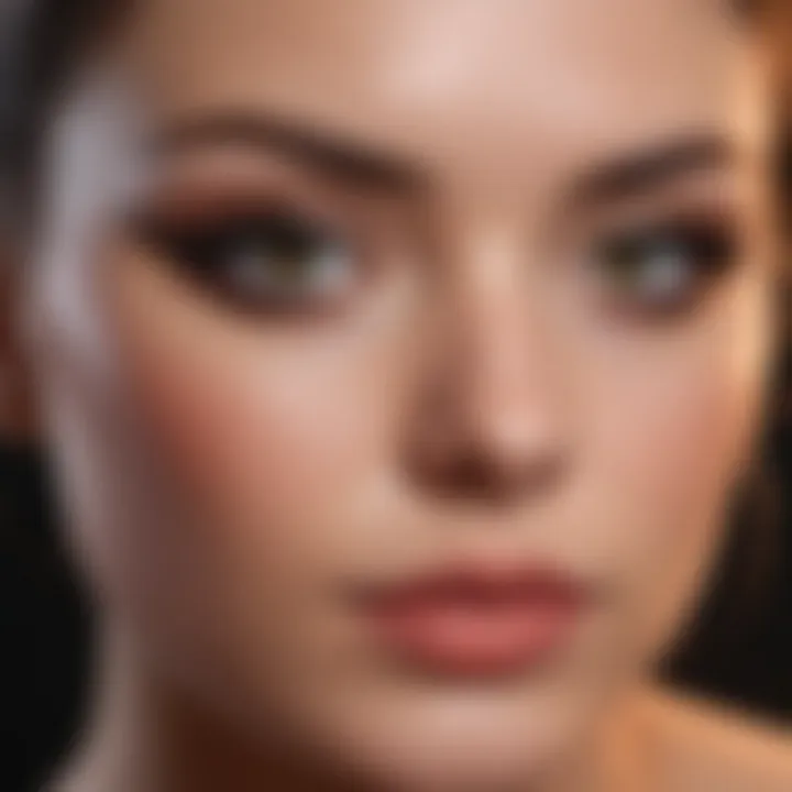 Diverse eyeliner styles demonstrated on a notepad for inspiration.