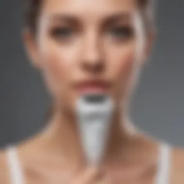 Advanced Technology Features of the Amazon Braun Epilator An array of features highlighted on the Amazon Braun epilator, emphasizing its advanced technology.