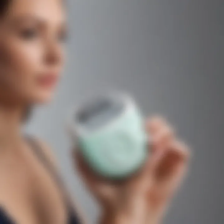 User-friendly guide demonstrating how to operate the Amazon Braun epilator effectively.