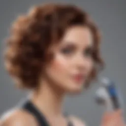 Sleek design of a high-performance electric curler showcasing advanced technology