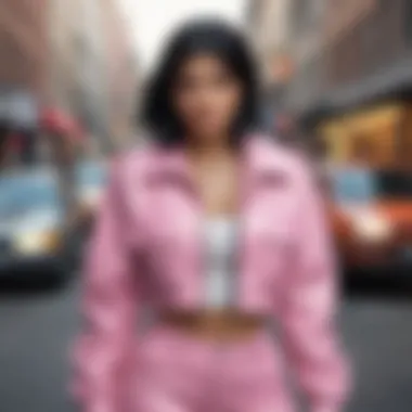 Kylie Jenner's Trendsetting Street Fashion Kylie Jenner showcasing a street style outfit