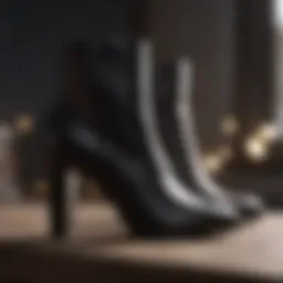 Elegant pair of ankle boots suitable for formal occasions