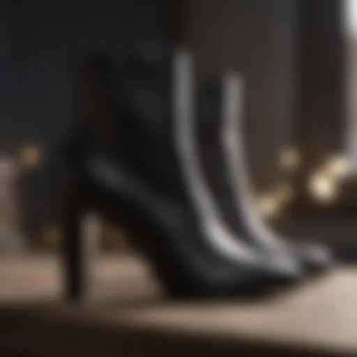 Elegant pair of ankle boots suitable for formal occasions