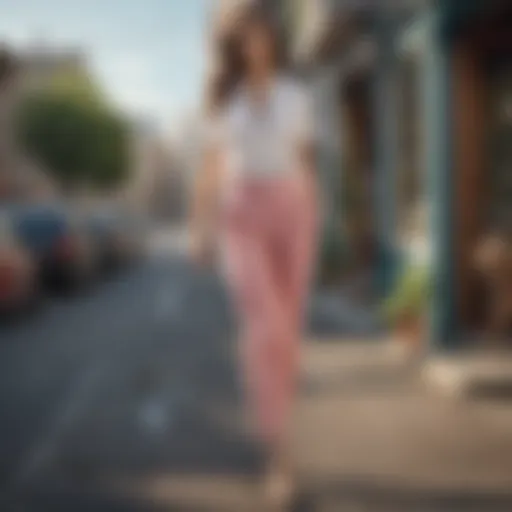 Chic summer style featuring ankle pants