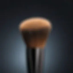 A close-up view of the Artis brush set showcasing its luxurious design and unique bristles.