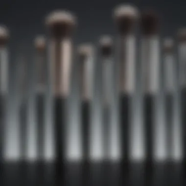 Visual comparison of Artis Elite Brushes alongside traditional makeup brushes