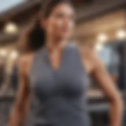A stylish selection of Athleta activewear showcasing the brand's quality and design.