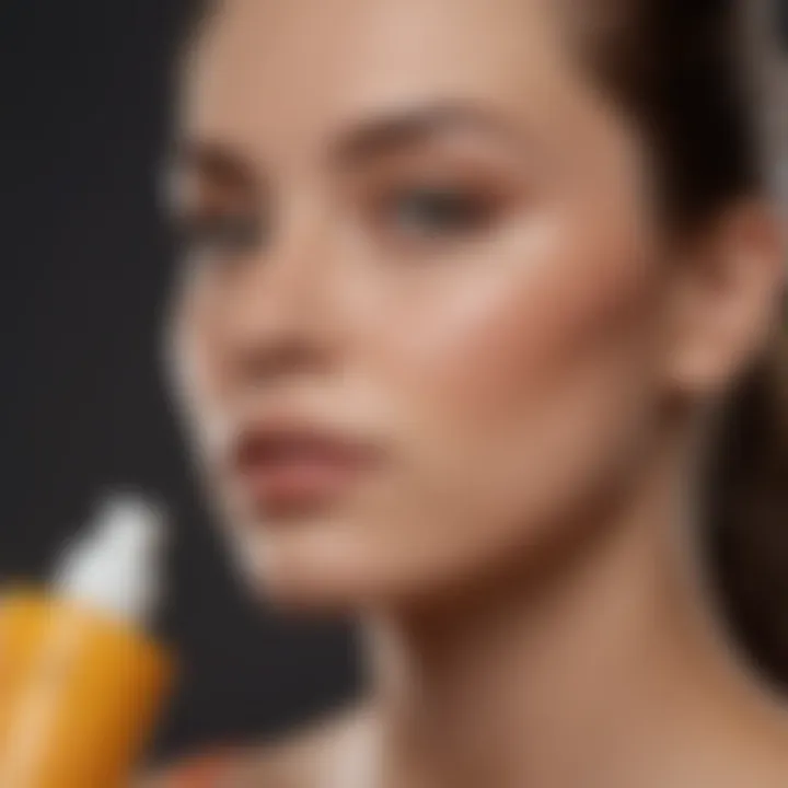 Infographic showcasing the environmental impact of sunscreen ingredients