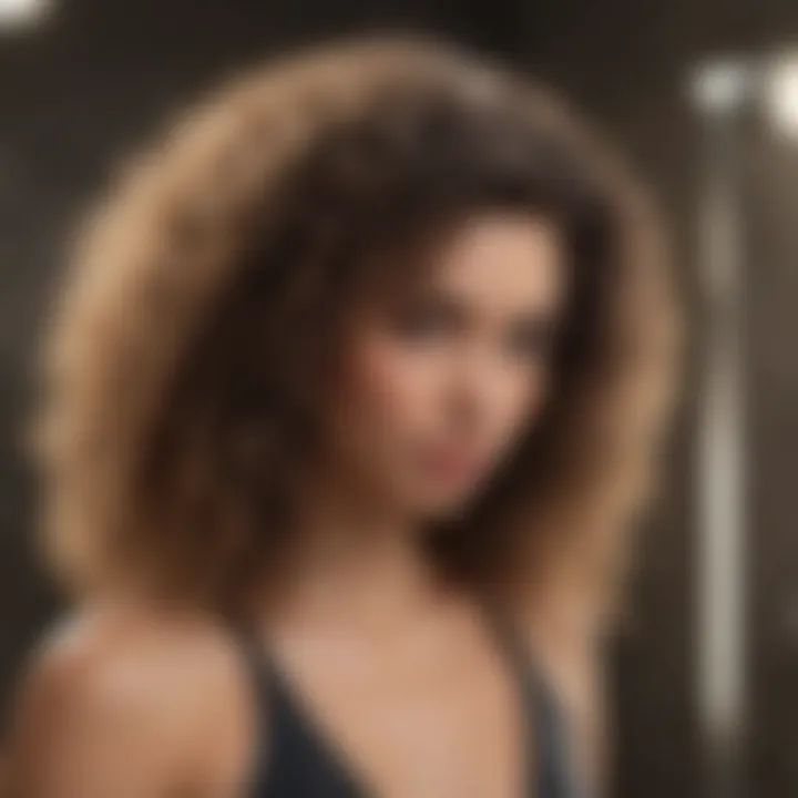 Curly hair shampoo selection at Walmart