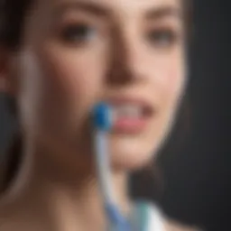 Elegant electric toothbrush with ergonomic design