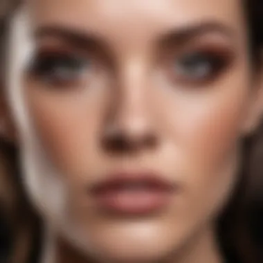 Diverse Makeup Looks Achieved with Eye Shadow Shields A diverse range of eye shadow looks achieved with shields