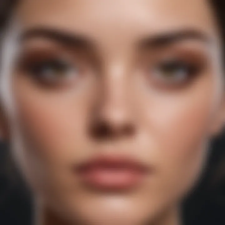 Comparison of different eyebrow makeup formulations suitable for oily skin
