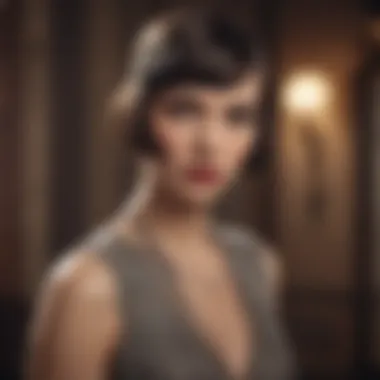 Classic vintage inspired flapper dress
