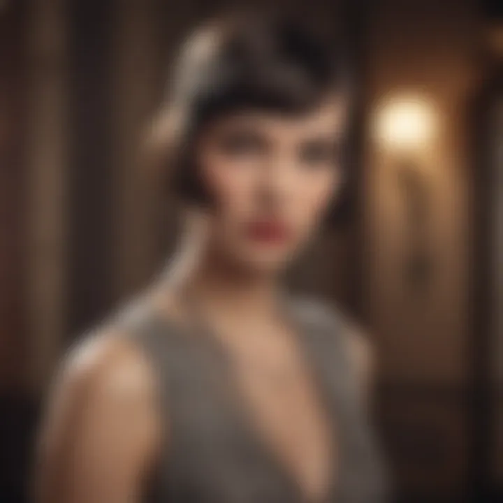 Classic vintage inspired flapper dress