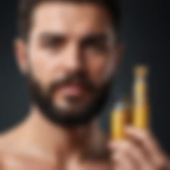 Illustration of the top hard wax kit for facial hair removal