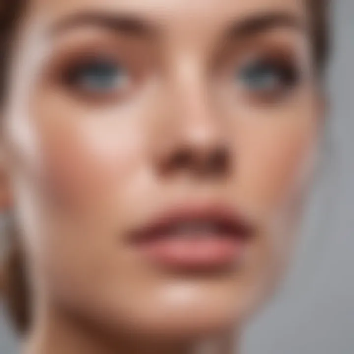 Visual guide on proper application techniques for skincare products