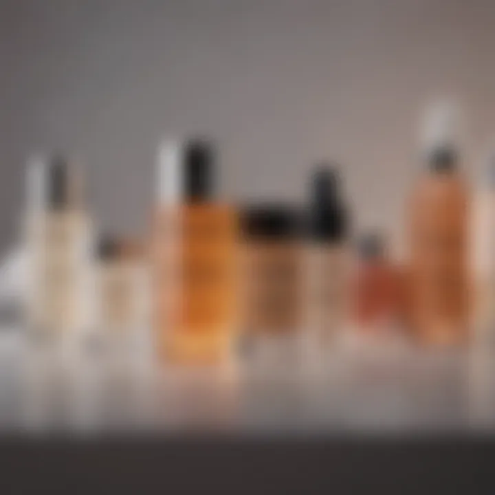 Showcasing a selection of recommended over-the-counter products for hyperpigmentation