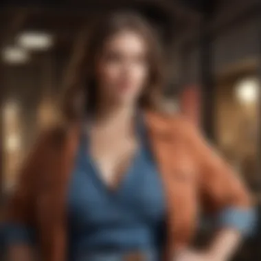 Casual Chic for All Sizes Stylish plus-size outfit combination perfect for casual outings