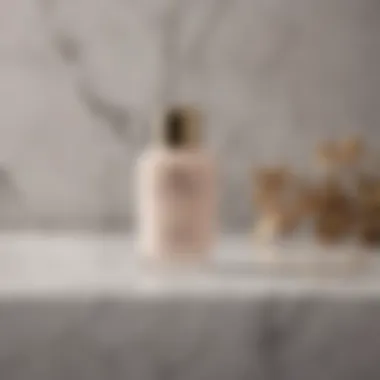 Luxurious Firming Lotion Luxurious firming lotion bottle on a marble surface