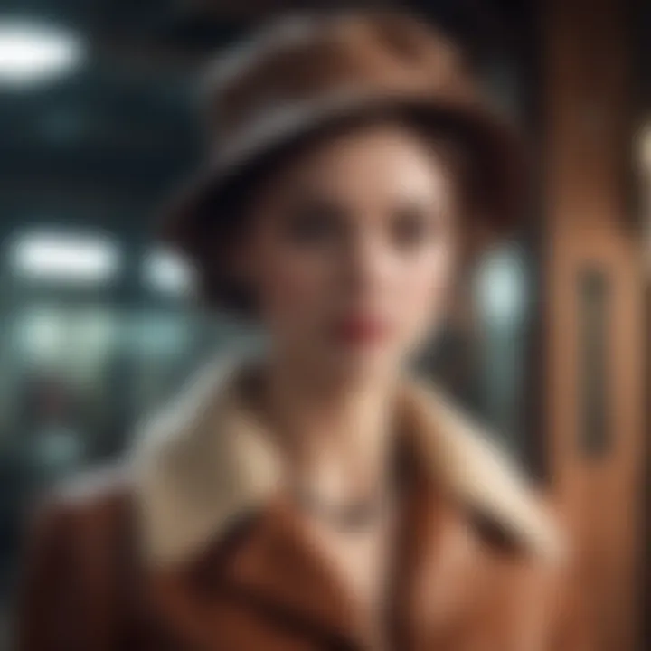 A stylish vintage outfit styled for a modern look