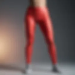 Stylish slimming leggings in a vibrant color
