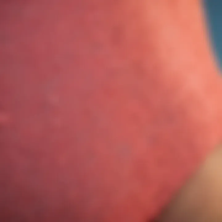Close-up of swimsuit fabric highlighting durability and comfort