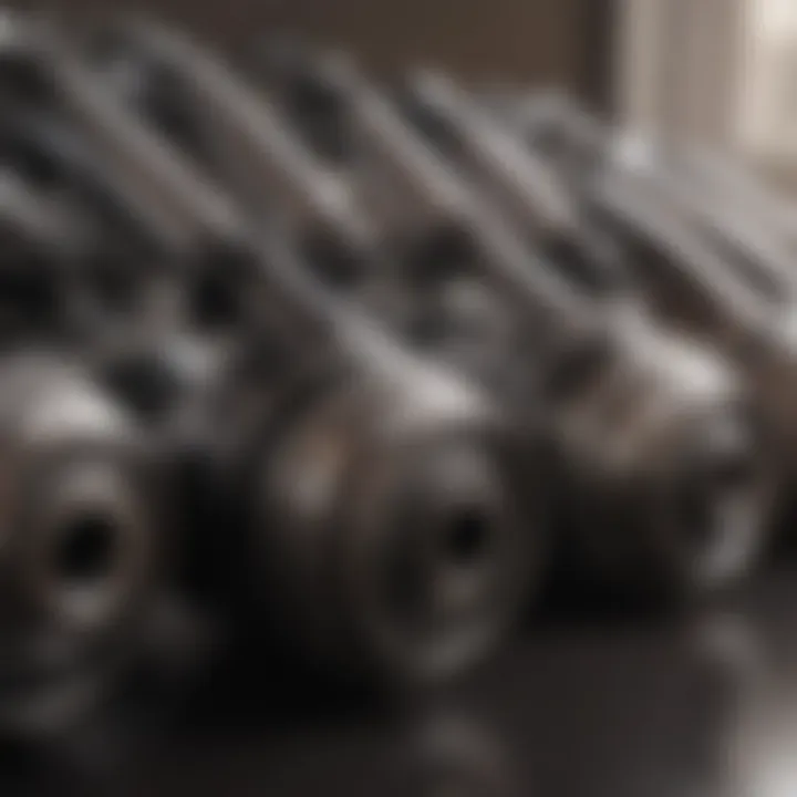 Different barrel sizes of curling irons