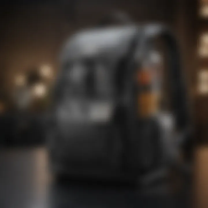 Functional backpack with multiple compartments for organization