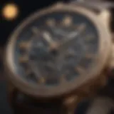 A luxurious wristwatch showcasing intricate craftsmanship