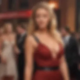 Blake Lively showcasing a Reformation dress at a red carpet event