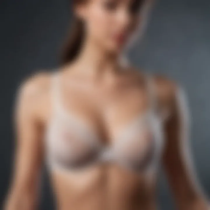 Variety of materials suitable for alternative bras enhancing comfort