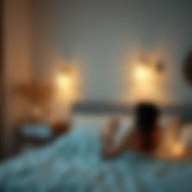 Creating a Relaxing Nighttime Routine A serene bedroom setting promoting a relaxing nighttime routine