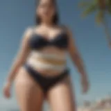 Different bathing suit styles for chubby legs