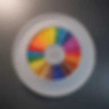 Color wheel showing various shades and their meanings