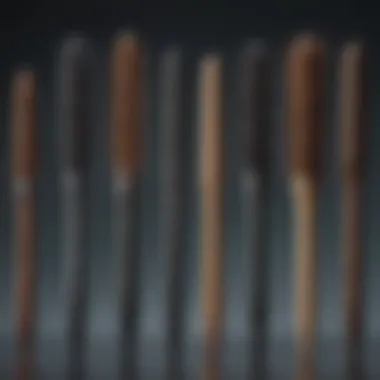 Exploring Different Types of Hair Wands An array of hair wands showcasing various barrel sizes and materials