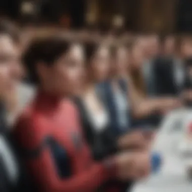 Audience Engagement: The Heart of the Premiere Audience reception during a Spider-Man premiere event