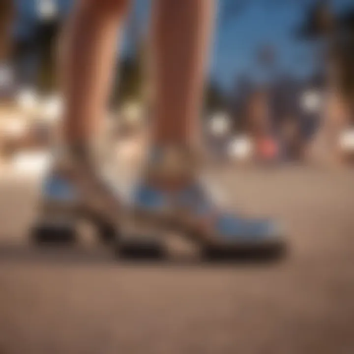 Comfortable yet chic footwear suitable for festival dancing