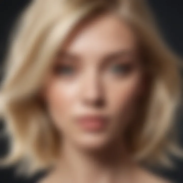 Moisturizing treatments for maintaining healthy blonde hair