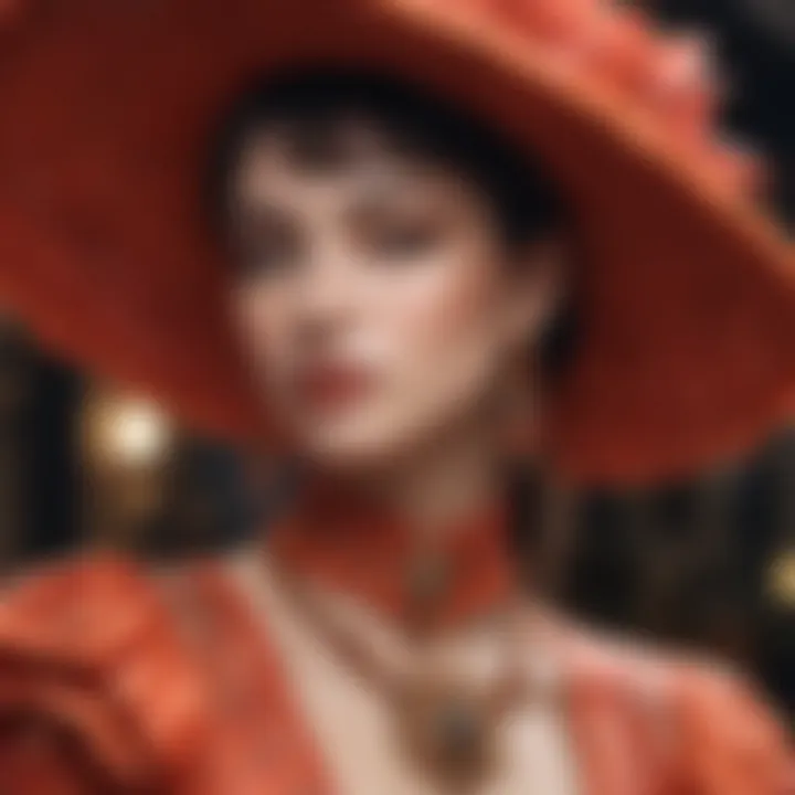 A collection of cultural influences in fashion and beauty relating to the concept of umbrea.