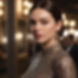 Elegant evening attire showcasing sophistication
