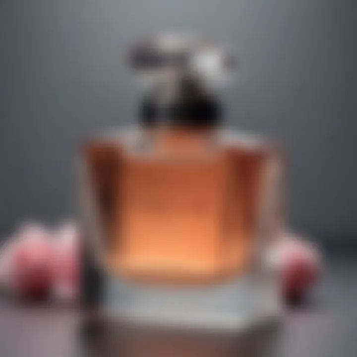 Close-up of Delina perfume notes
