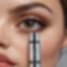 Close-up of the Dior Eye Cream with Rollerball showcasing its luxurious design