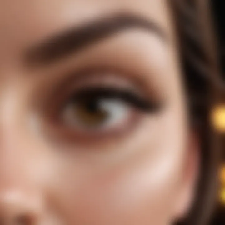 Illustration of key ingredients promoting lash growth