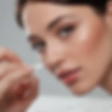 Buffing Technique for Acrylic Nail Removal Using a nail file to carefully buff away acrylic nails
