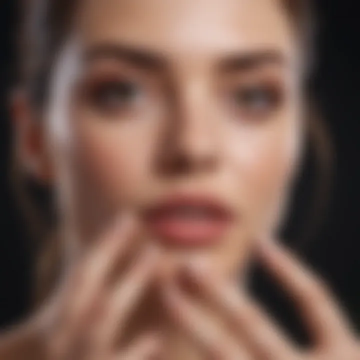 Applying moisturizing oil post nail removal for care
