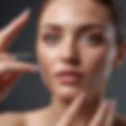 Soaking acrylic nails in acetone for effective removal