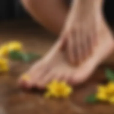 Natural ingredients for treating toenail discoloration