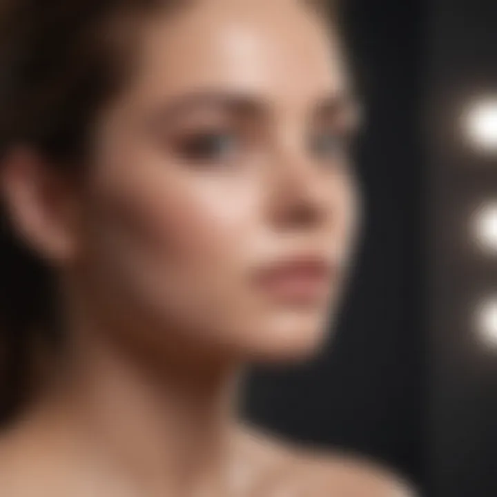 Selection of skincare products designed for age spot treatment